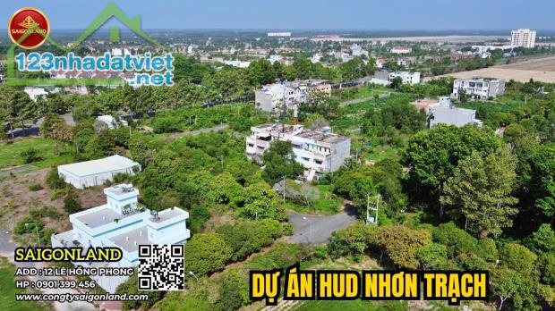 Saigonland - Mua Bán đất nền sổ sẵn dự án Hud Nhơn Trạch Đồng Nai diện tích 300m2 khu dân - 4