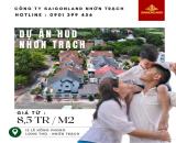 Saigonland - Mua Bán đất nền sổ sẵn dự án Hud Nhơn Trạch Đồng Nai diện tích 300m2 khu dân