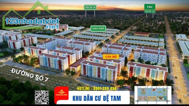 Saigonland Nhơn Trạch - Cần Bán gấp căn nhà 100m2 đường 30m khu dân cư Đệ Tam Nhơn Trạch - 3