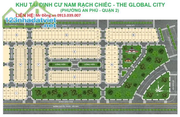 Đất cạnh The Global City 100m2 Nam Rạch Chiếc View Cánh Đồng Diều Chỉ 16tỷ450 - 5