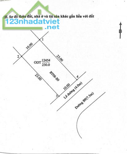 BÁN NHANH NỀN BIỆT THỰ GIÁ TỐT ĐƯỜNG B9 KDC PHÚ AN - PHÚ THỨ - CÁI RĂNG - CẦN THƠ (5,4 TỶ)