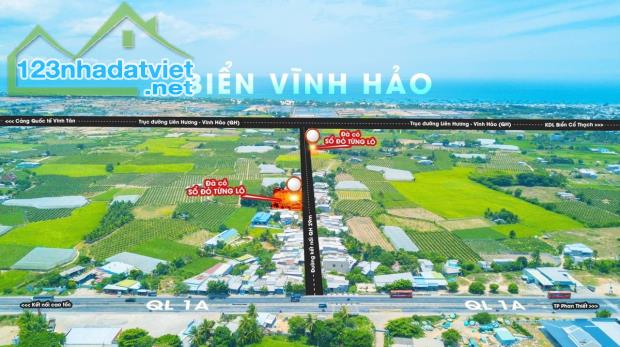 Đất biển Liên Hương, Bình Thuận. Đường 29m. chỉ 850tr/lô, đất đấu giá - 1