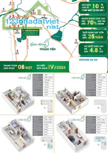 Căn hộ chỉ 150 triệu sở hữu lâu dài