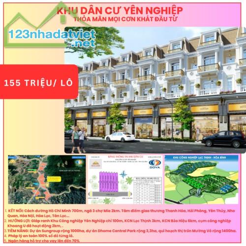 🔔Mở Bán lô đất đẹp tại Hoà Bình chỉ từ 155 – 197 triệu - 1