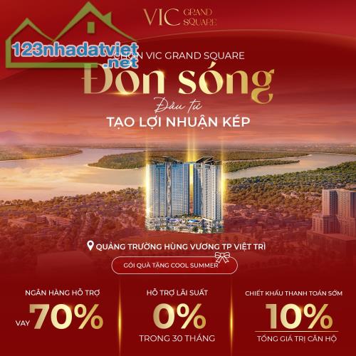 VIC Grand Square - Căn hộ cao cấp chuẩn 5 sao ngay tại quảng trường trung tâm TP Việt Trì