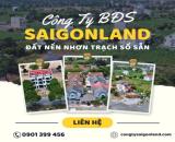 Saigonland - Mua Bán đất nền sổ sẵn dự án Hud Nhơn Trạch Đồng Nai diện tích 285m2 full