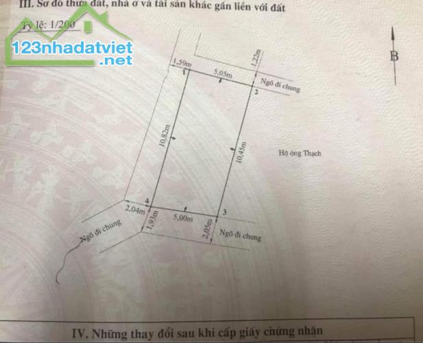 Bán đất Hàng Kênh - Lê Chân, diện tích 53m lô góc, ngõ cực nông, GIÁ 2.3 tỉ