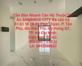 Cần Bán Nhanh Căn Hộ Thuộc Dự Án SUNSHINE CITY Phú Thuận, phường Tân phú, Quận 7, TP Hồ