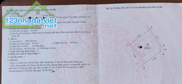 BIỆT THỰ LÔ GÓC MẶT HỒ VĂN QUÁN-CÓ 102-VIEW TRIỆU ĐÔ-ĐẲNG CẤP THƯỢNG LƯU-KINH DOANH - 1