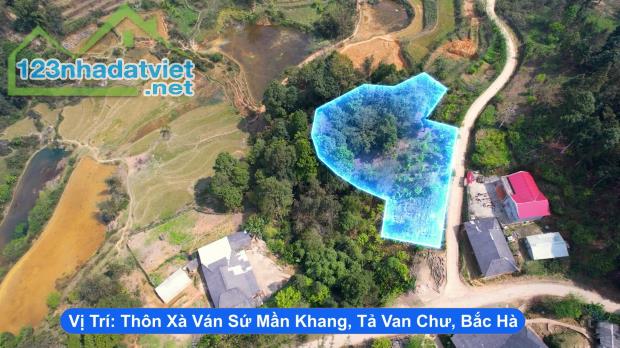 Mảnh đất 1200m2 cần bán tại Tả Van Chư, Bắc Hà, Lào Cai, có view thung lũng, giá 1.X