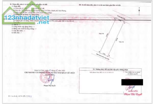 Bán đất mặt đường Đào Nhuận ngay sau Y Học Biển, diện tích 90m GIÁ 6.5 tỉ không lỗi