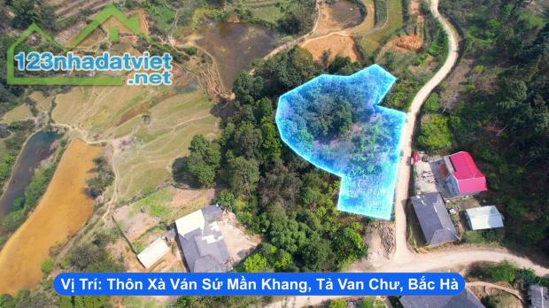 Bán đất diện tích 1200m2 ở Tả Van Chư, Bắc Hà, Lào Cai, tầm nhìn thung lũng, giá 1.X - 4