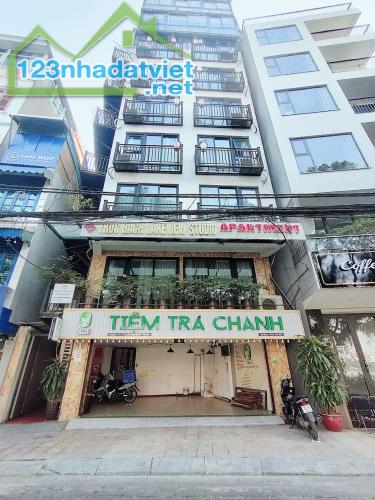 Tòa CHDV Mặt phố Trúc Bạch 130M2 9 Tầng MT 5M 60 Tỷ - Dòng Tiền Cao