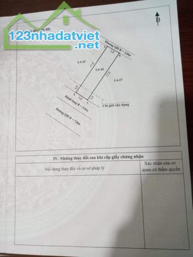 Chính chủ cần bán Nhanh Lô Đất Tại l4 ô 26 khu A đô thị Vĩnh Hòa - Phường Mạo Khê -  Đông - 1