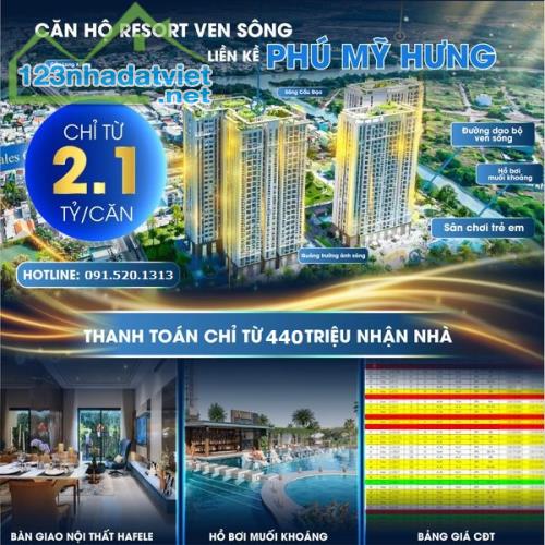 CĂN HỘ KHẢI HOÀN PRIME TỪ 2.1 TỶ/CĂN, TRẢ 1%/ THÁNG, VAY 70%, CHIẾT KHẤU 12%