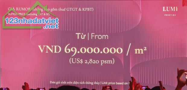 Booking Lumi Hà Nội GĐ2, từ 69 triệu/m2, tặng 200 triệu, chiết khấu 10%, bếp nướng - 2