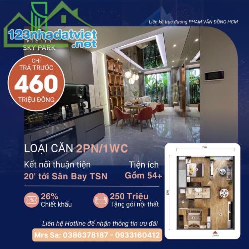TT 10% nhận nhà CK lên đến 30%/tổng giá trị căn hộ Phạm Văn Đồng full nội thất - 3