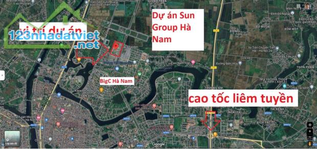 Bán lô đất biệt thự đơn lập trung tâm Phủ Lý nằm cạnh dự án Sun Group chỉ 9.xỷ lô 243 m2