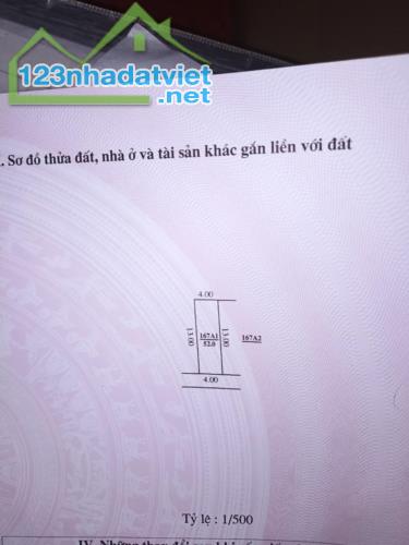Bán đất Văn Nội, Phú Lương, 52m2, mặt tiền 4m, ngõ rộng 3m, sổ đẹp, giá 3.35tỷ - 1
