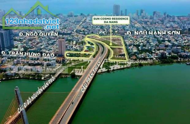 Bán nhà 2 tầng MT Trần Hưng Đạo, gần Sun Cosmo Residence, An Hải Tây, Sơn Trà 18 tỷ