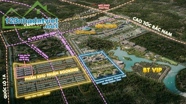 Mở bán GĐ1 KĐT đẳng cấp nhất Hà Nam, trung tâm Phủ Lý, 420ha, có công viên Sun World, CĐT