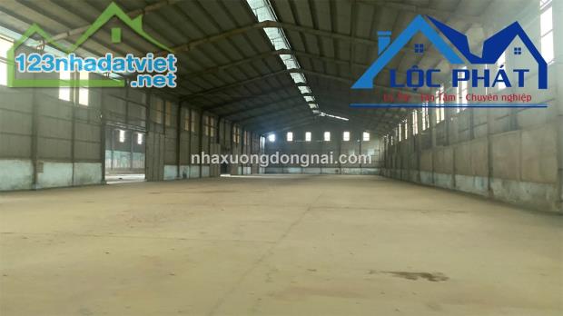 Cho thuê nhà xưởng 5.000m2 xã Hố Nai 3, Trảng Bom, Đồng Nai