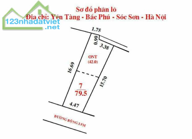 GIÁ CẤT LỖ CHỈ CÓ HƠN 400 TR DT 79,5 M KHU ĐÔNG DÂN CƯ TIỆN ÍCH TRÀN VIỀN - 3