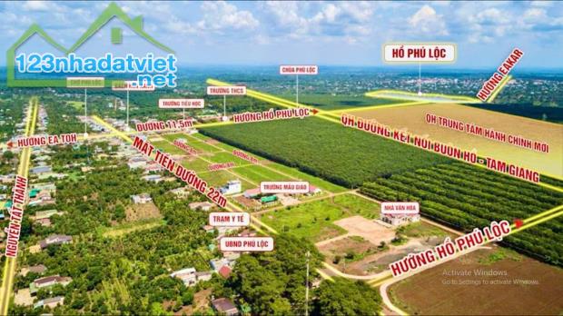 Bán Nhà Đất Tp Buôn Ma Thuột Đất gần uỷ ban Phú Lộc - Đăk Lăk - Chỉ từ 3.5 triệu m2 - 2