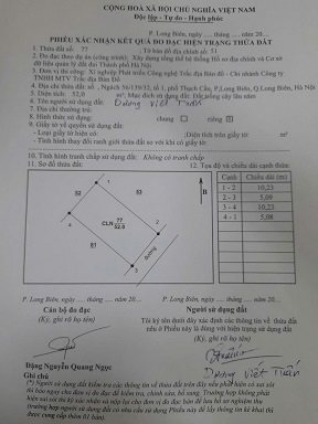 CẦN BÁN LÔ ĐẤT ĐẸP TẠI QUẬN LONG BIÊN - TP HÀ NỘI - 4