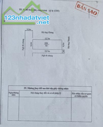 Bán nhà mặt ngõ to Ngô Gia Tự, diện tích 52m 3.5 tầng ô.tô để trong nhà GIÁ 3.64 tỉ - 4