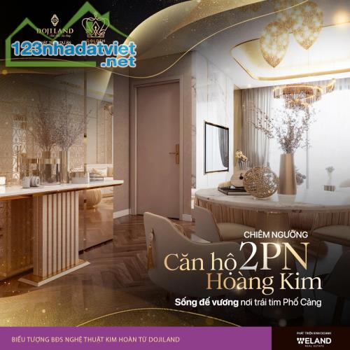 CHÀO BÁN CĂN HỘ 2 PHÒNG NGỦ HOÀNG KIM TẠI GOLDEN CROWN HẢI PHÒNG - 4