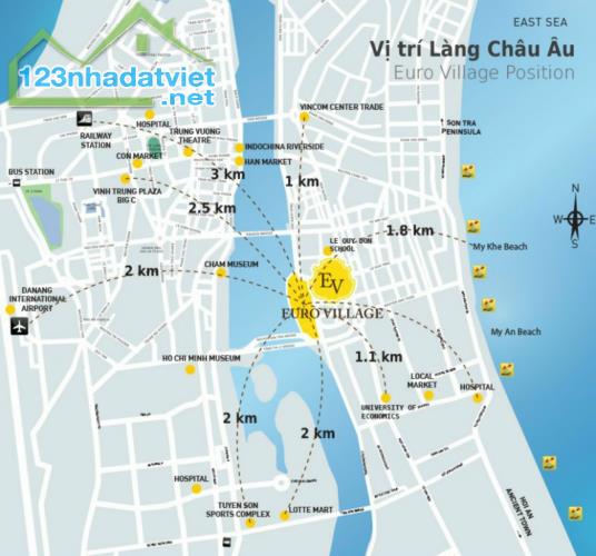 SỞ HỮU NGAY CĂN BIỆT THỰ EURO VILLAGE 1 KHÁ ĐẸP, QUẬN SƠN TRÀ, TP. ĐÀ NẴNG - 3