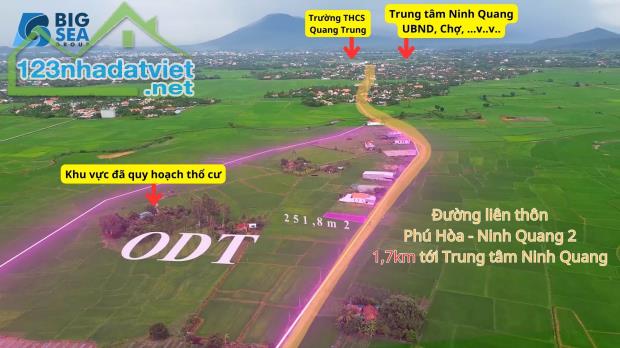 Đất nền Ninh Hòa thích hợp kinh doanh cửa hàng, làm nhà trọ - 1