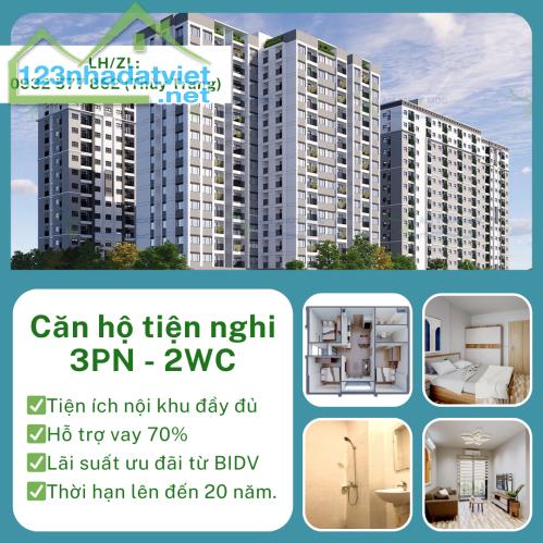 SỞ HỮU NGAY CĂN HỘ TIỆN NGHI 66M² - 3PN TẠI TP HUẾ CHỈ VỚI 326TR