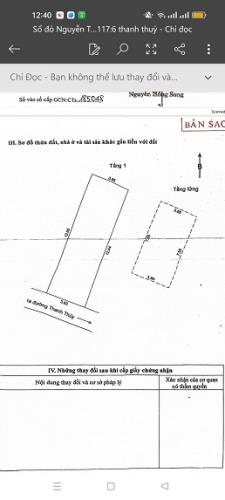 Bán Nhà Cấp 4 Gác Lửng Đường Thanh Thủy 117/6 Đường Thanh Thủy, Phường Thanh Bình, Hải - 3