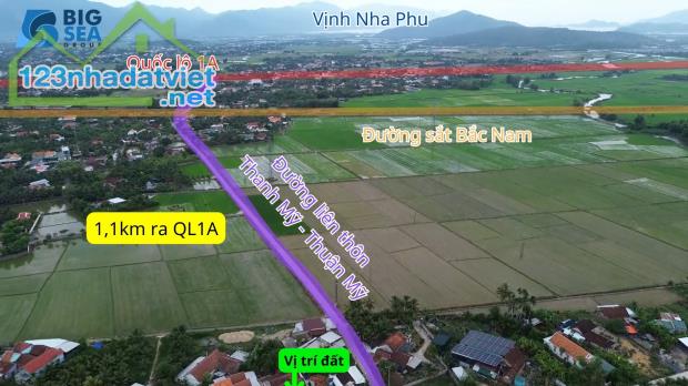 Chính chủ cần bán gấp lô đất 2 mặt tiền tại Ninh hoà Khánh Hoà giá đầu tư - 1