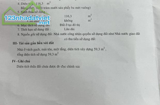 Chính Chủ Bán Đất Nền Phường Linh Trung, DT 122m2, Giảm 2 tỷ , SHR,  Sang Tên Ngay - 2