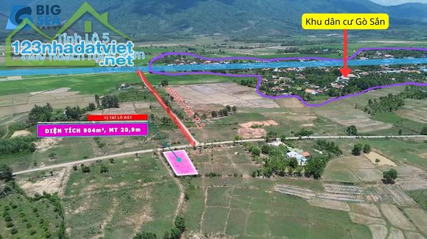 Cần bán lô đất 904m2 - xã Ninh Hưng - thị xã Ninh Hòa giá đầu tư