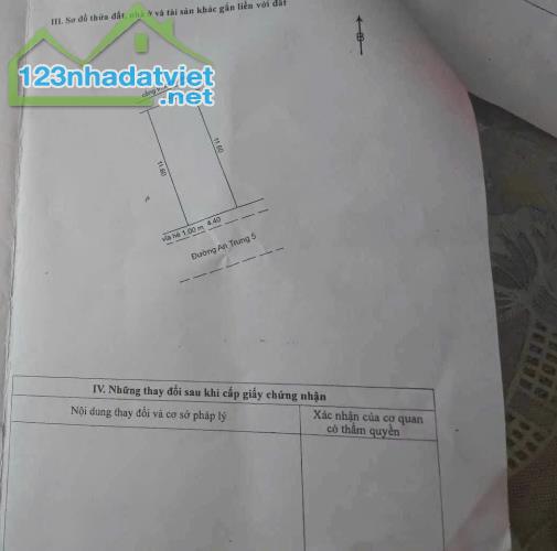 Bán nhà mặt tiền 3M75 gần Cầu Trần Thị Lý Địa chỉ : An Trung 5 , Q. Sơn Trà , Đà Nẵng - 1