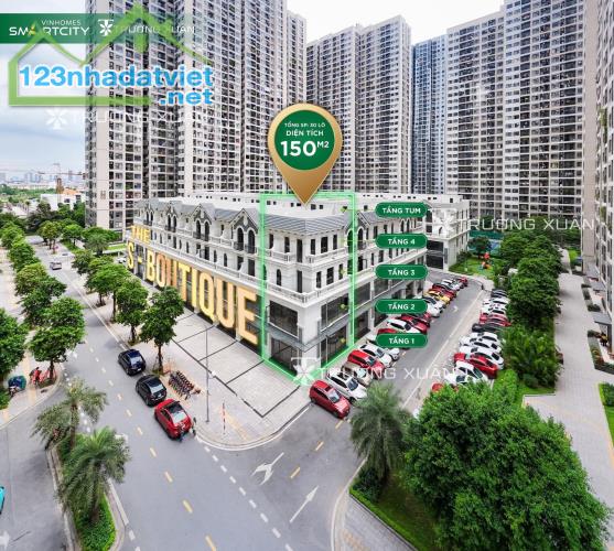 Sản phẩm giới hạn tại vinhomes smart city: shop the s -boutique, giá từ 74 tr/m2