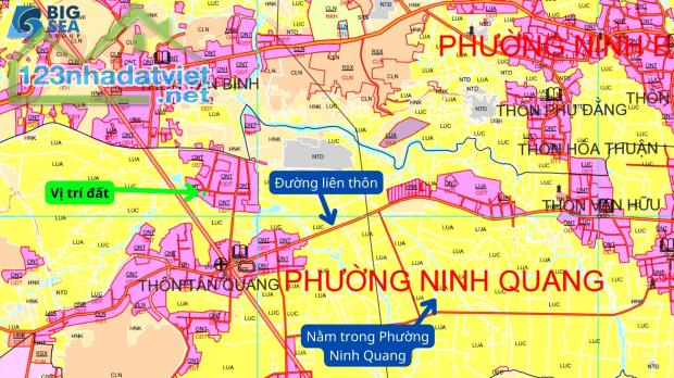 Bán gấp lô đất 244m2 siêu đẹp, có sẵn đất ở tại Ninh Quang - 3