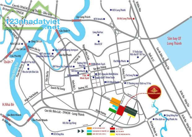 Saigonland - Cần bán nhanh nền Biệt Thự Vườn  sổ sẵn tại dự án Hud Nhơn Trạch Đồng Nai - 3