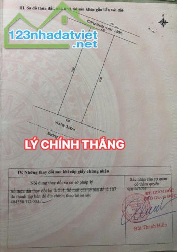 BÁN ĐẤT 2 LÔ LIỀN KỀ 2 MẶT TIỀN ĐƯỜNG LÝ CHÍNH THẮNG-HOÀ MINH-LIÊN CHIỂU - 1