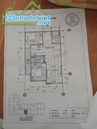 CHÍNH CHỦ BÁN CĂN HỘ SAIGONRES PLAZA: 2PN PHƯỜNG 25, QUẬN BÌNH THẠNH - 2