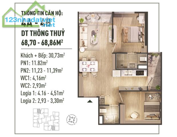 Chỉ từ 800tr sở hữu căn hộ cao cấp  The Fibonan - 2