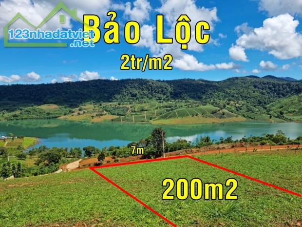 200m2 đất Lộc Ngãi giá rẻ 499tr /nền view hồ Daklong Thượng