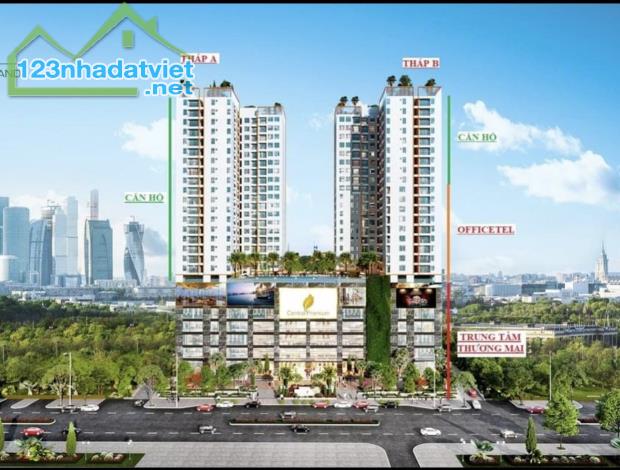 Giá bán 1,6 tỷ căn Officetel Central Premium Q8 - DT: 32m2 Nhà hoàn thiện cơ bản