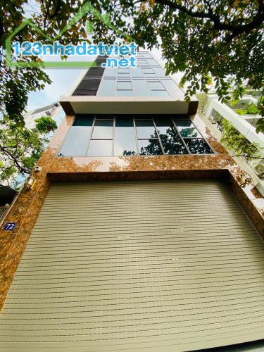 Bán nhà mặt phố Vũ Tuấn Chiêu, Tây Hồ. 128 m2 x 7T x Mt 7,2 m. Ô Tô Kinh Doanh Cho Thuê.