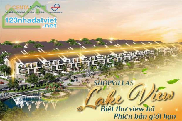 Chính thức mở bán phân khu shopvillas Lake View Centa Riverside biệt thự view hồ phiên - 2