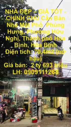 NHÀ ĐẸP – GIÁ TỐT - CHÍNH CHỦ Cần Bán Nhà Mặt Phố Phường Hữu Nghị, TP Hòa Bình - 4